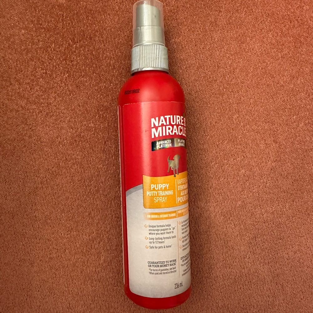 NATURE’S MIRACLE Advanced Platinum Puppy Potty Training Spray